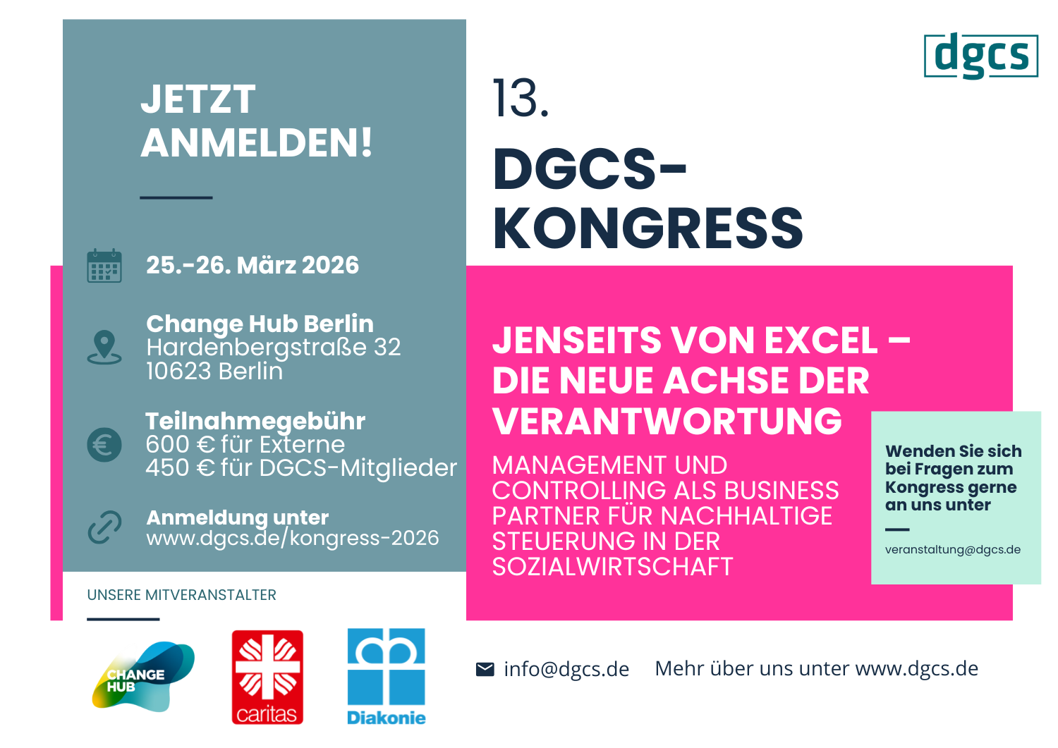 DGCS-Kongress 2026 Programm - Seite 1