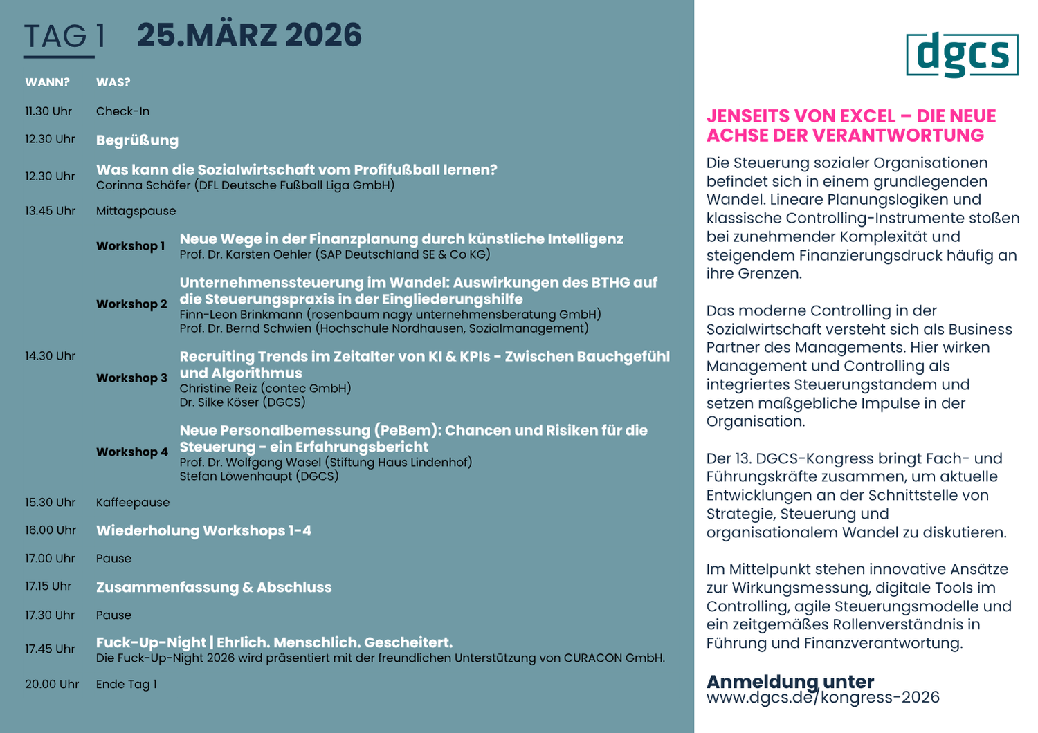 DGCS-Kongress 2026 Programm - Seite 2