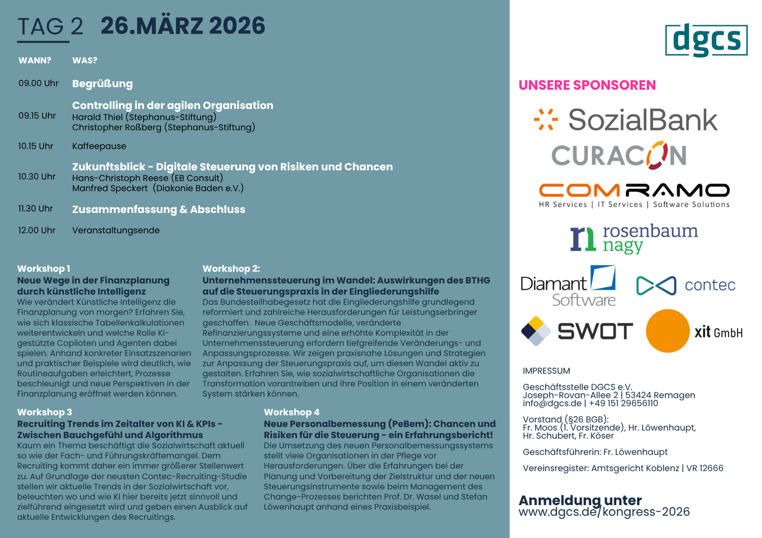 DGCS-Kongress 2026 Programm - Seite 3