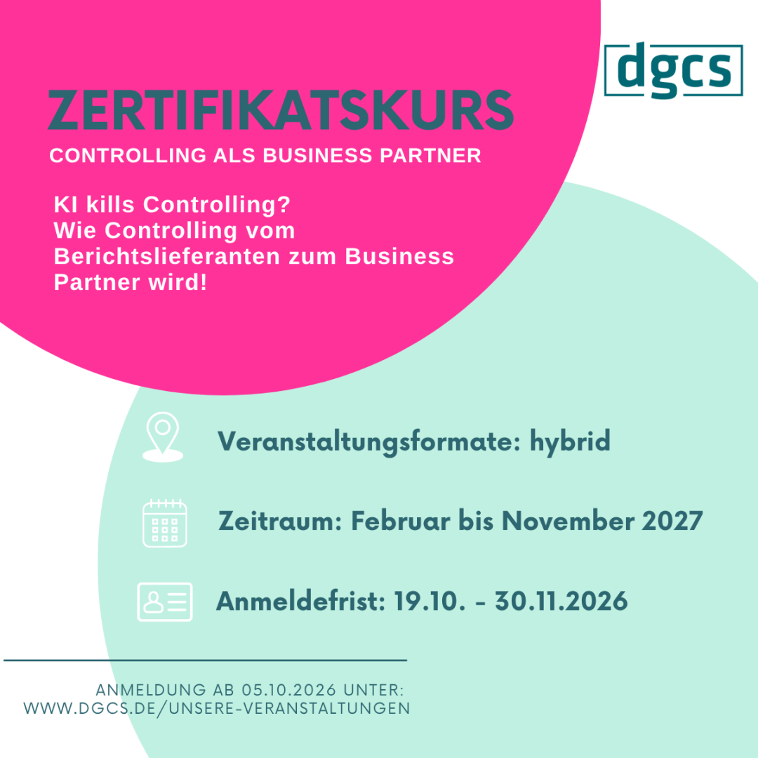 Zertifikatskus 2027 - Ankündigung